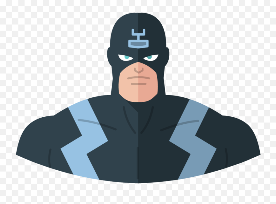 Black Bolt Flat Icon U2022 Yoolk Digital Ninja - Batman Png,Marvel Icon Comics