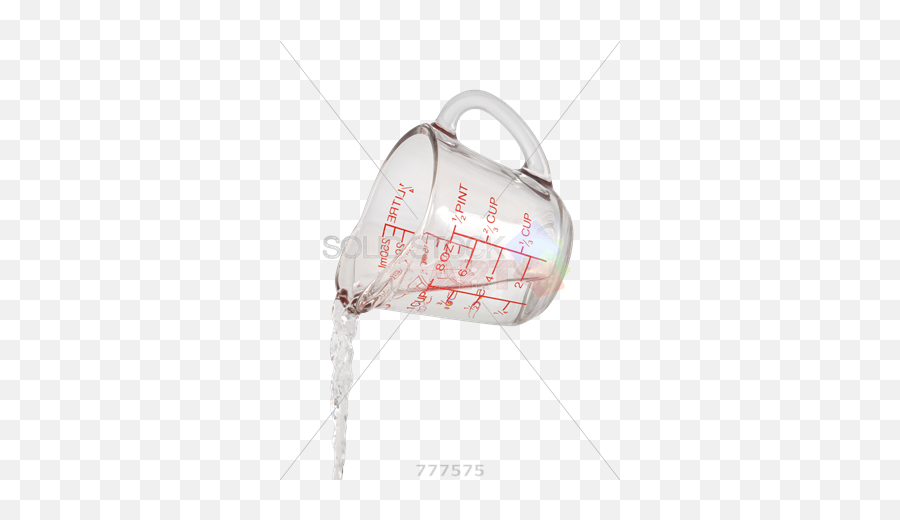 Water Pouring From Measuring Cup - Measuring Cup Of Water Png,Water Pouring Png