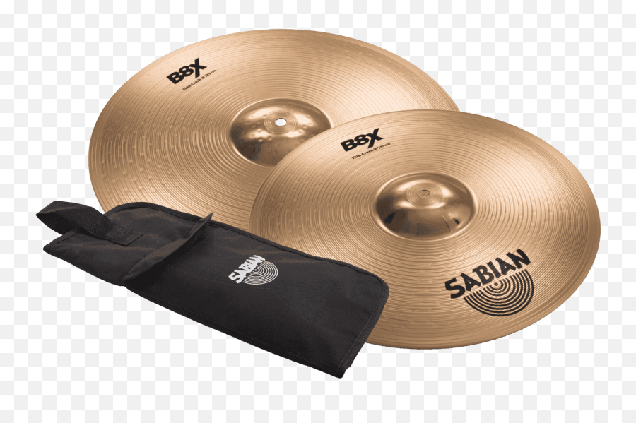 Sabian Pack Thin Crash 16 18 Sticks Gigbag Cymbals Set Png Icon
