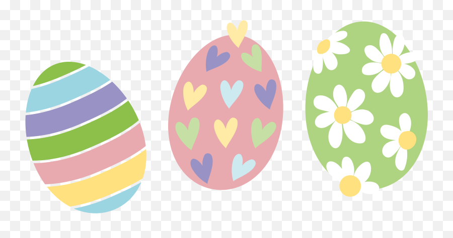 Easter Bunny Egg - Vector Color Easter Eggs Three Png Easter Egg Vector Png,Easter Egg Transparent