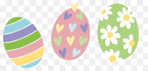 Easter Bunny Egg - Vector color eggs three png Egg Png