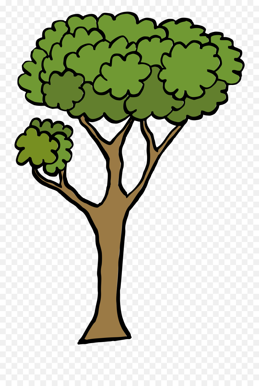 Tree Vector Svg Png Transparent - Cartoon Tree Transparent Background,Cartoon Transparent