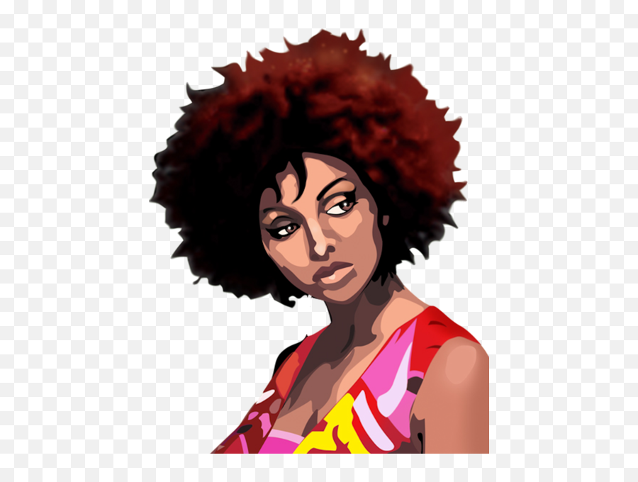 Black girl afro png