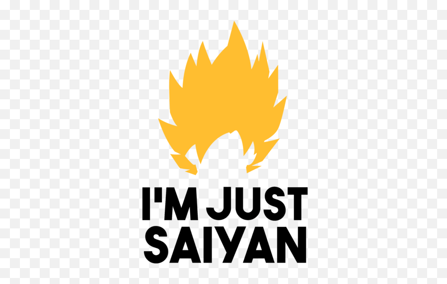 Saiyan Logo - Logodix Im Just Saiyan Png,Dragon Ball Logo