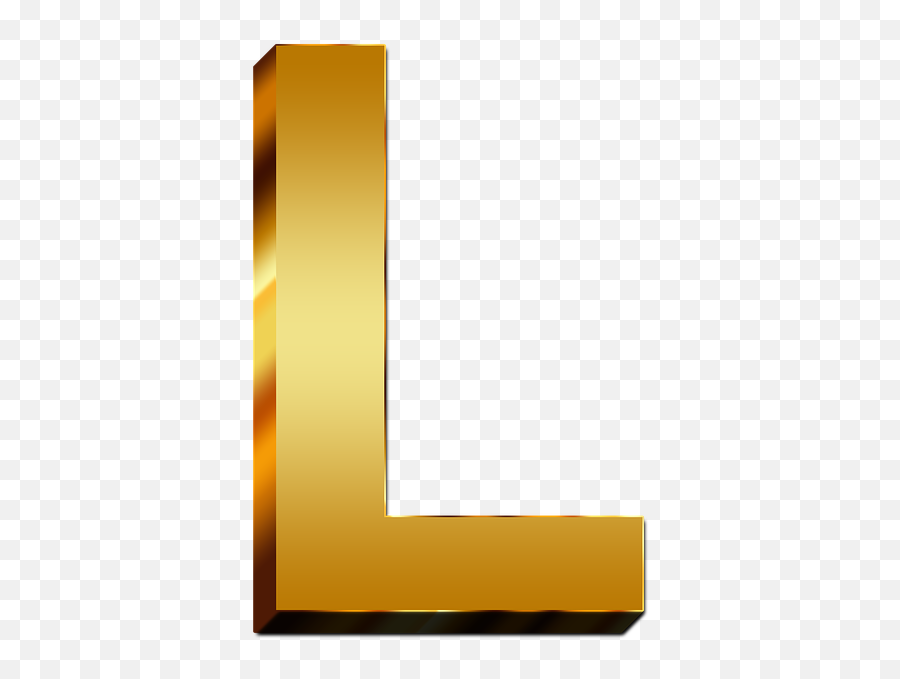 Letras L Png 1 Image - Gold Letter L Png,L Png