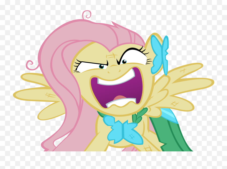 Fluttershy - My Little Pony Crazy Fluttershy Png,Fluttershy Png