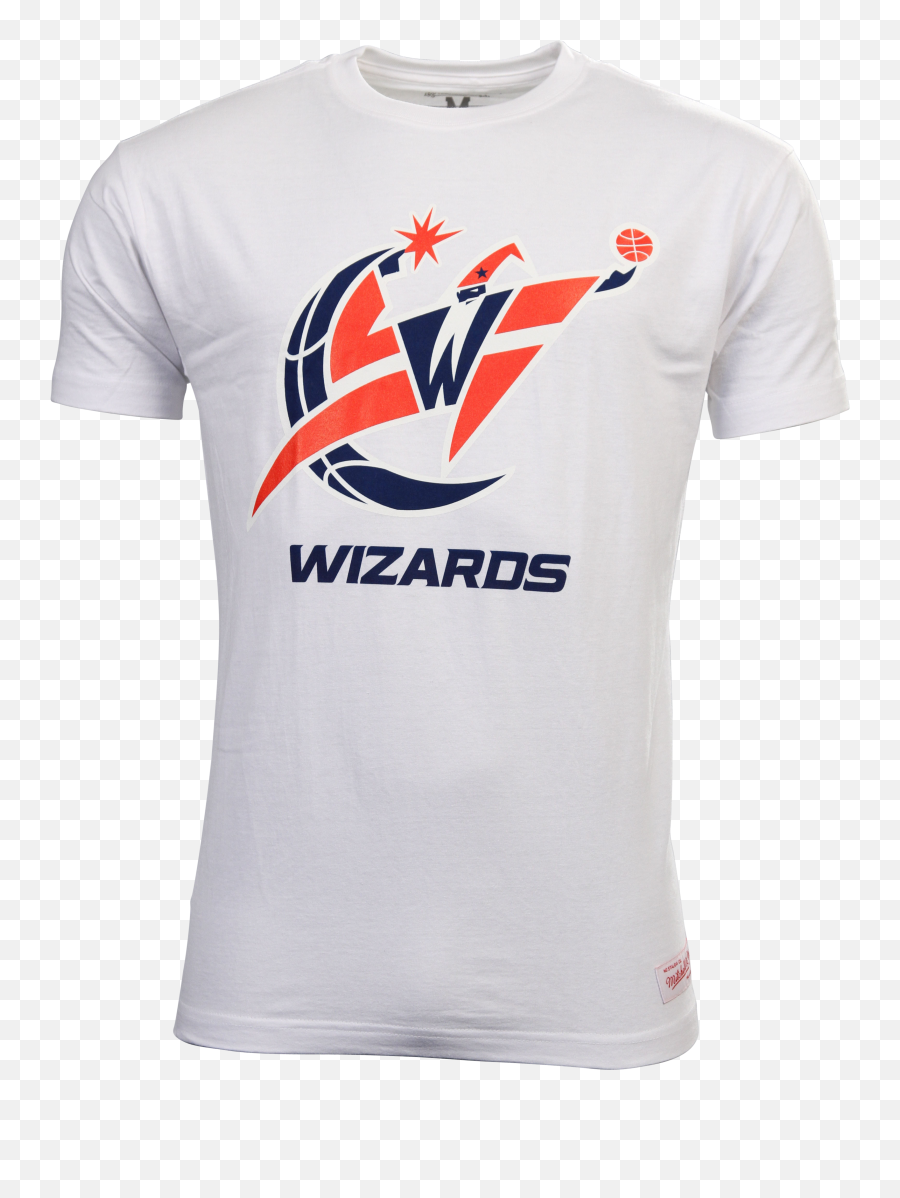 Mitchell U0026 Ness Washington Wizards Menu0027s Team Logo T - Shirt Png,Wizards Logo Png
