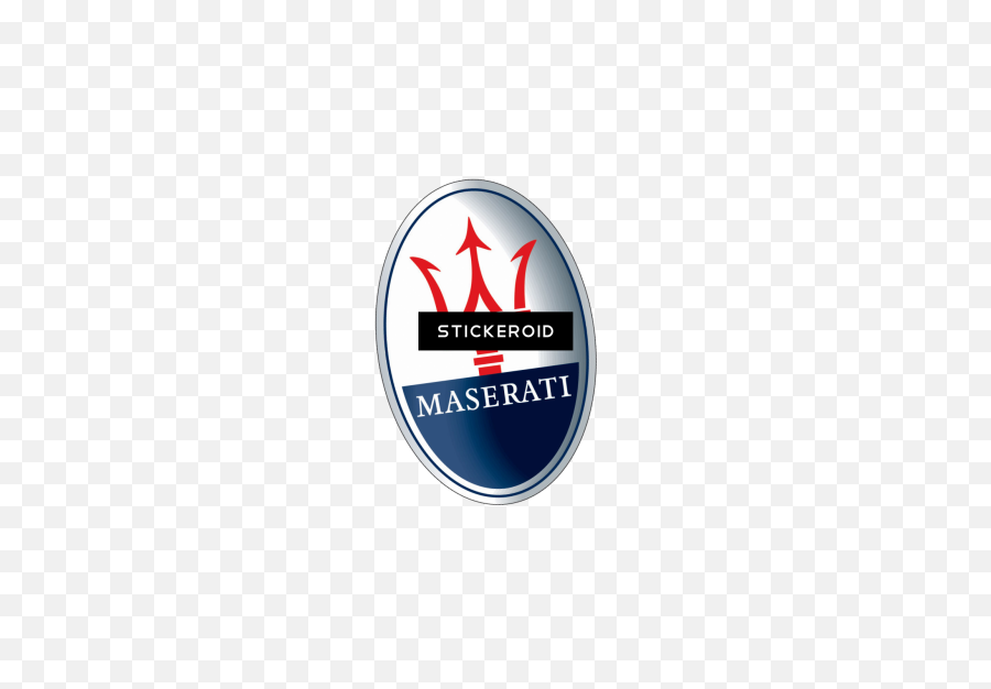 Download Hd Maserati Logo - Sbd Decals Sbd710 2 Maserati 3d Emblem Png,Masarati Logo