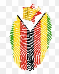 Download Zimbabwe Flag Fingerprint Country Pride - Zimbabwe Flag Fingerprint Png,Pride Flag Png