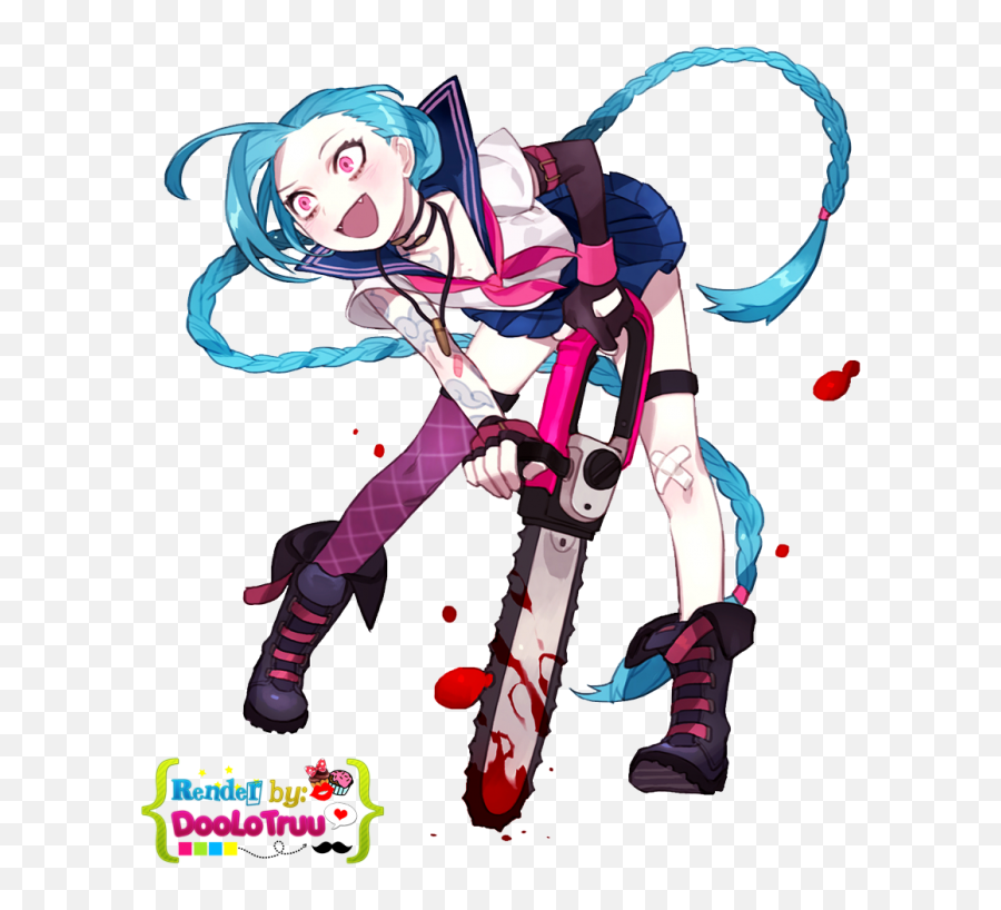 League Of Legends Jinx Transparent Png - Cartoon Jinx League Of Legends,Jinx Png