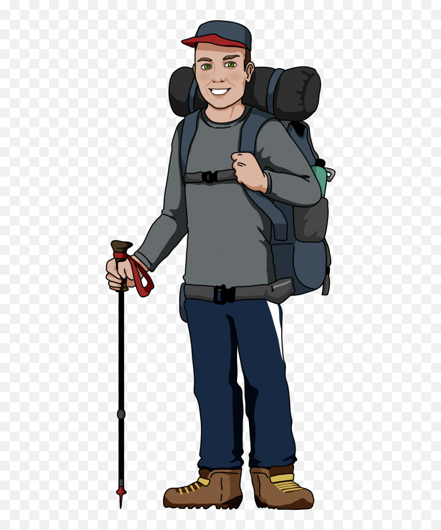Hiking Png Clipart - Cartoon Hiker Png,Hikers Png