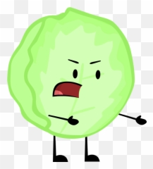 Lettuce - Last Object Standing 850x940 Png Cartoon Transparent