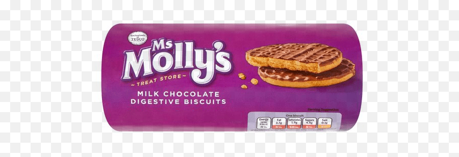Ms Mollyu0027s Chocolate Digestives Biscuits 300g Rrp Clearance Xl 59p Or 2 For 1 - Chocolate Digestives Png,Biscuit Transparent