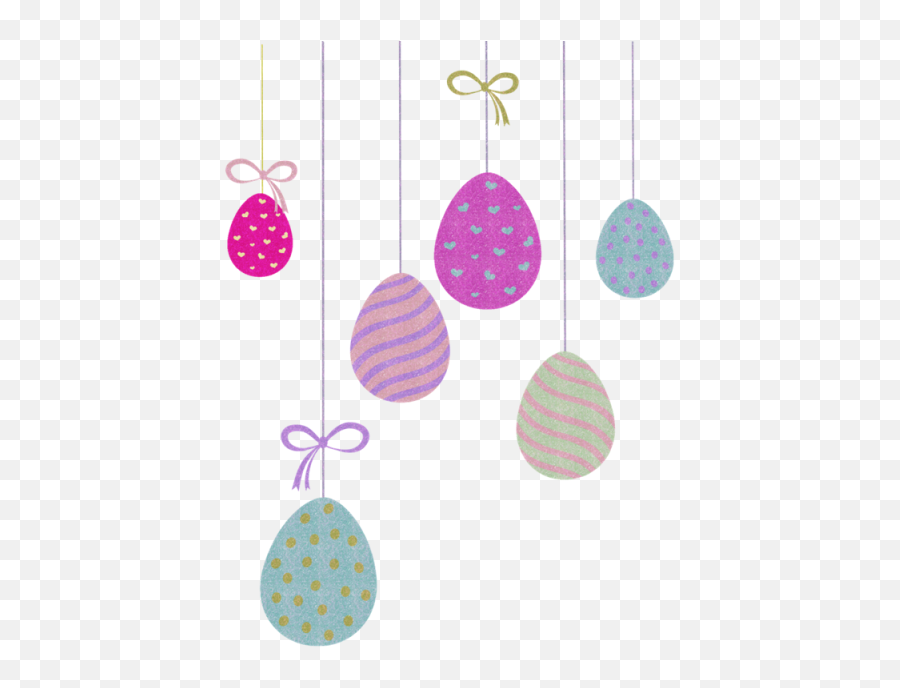 Hanging Easter Eggs March April Png And Psd - Hanging Easter Eggs Png,Easter Egg Transparent Background