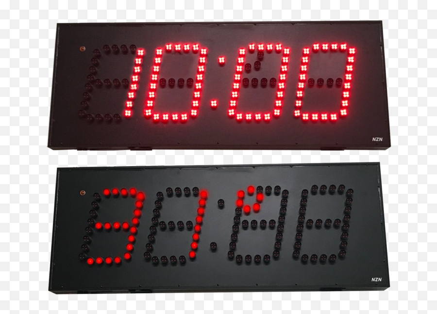 Nzn 30cm Led Digital Clock Outdoor - Digital Clock With Leds Png,Digital Clock Png