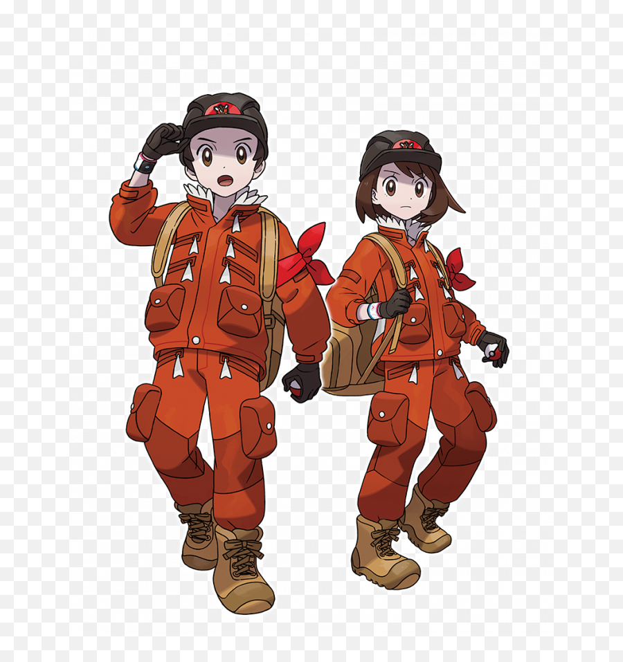 Pokémon Sword Shield Expansion Pass U0027the Cast Of Characters - Isle Of Armor Outfits Png,Sword And Shield Png