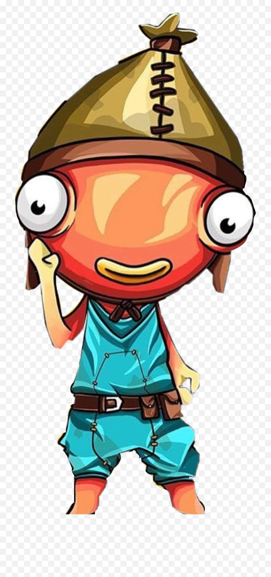 Fortnite Fish Fishstick Freetoedit Sticker By Capster6 - Cartoon Fishstick Fortnite Png,Fish Emoji Png