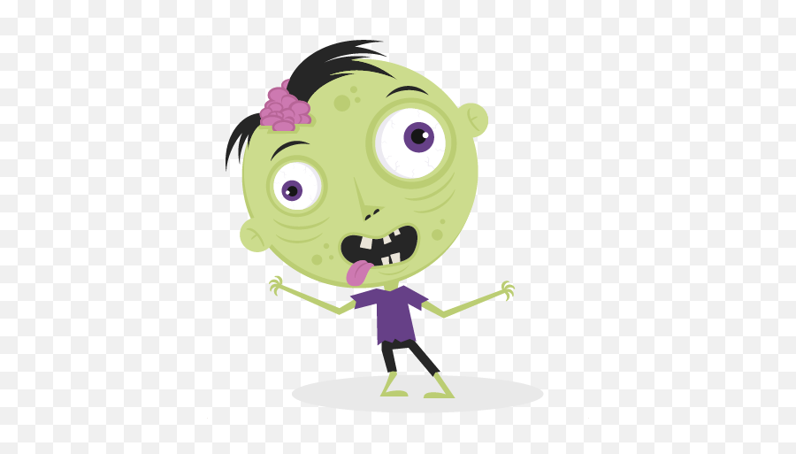 Download Female Zombie Cliparts - Cute Halloween Zombie Cute Cartoon Zombie Face Png,Zombie Transparent Background