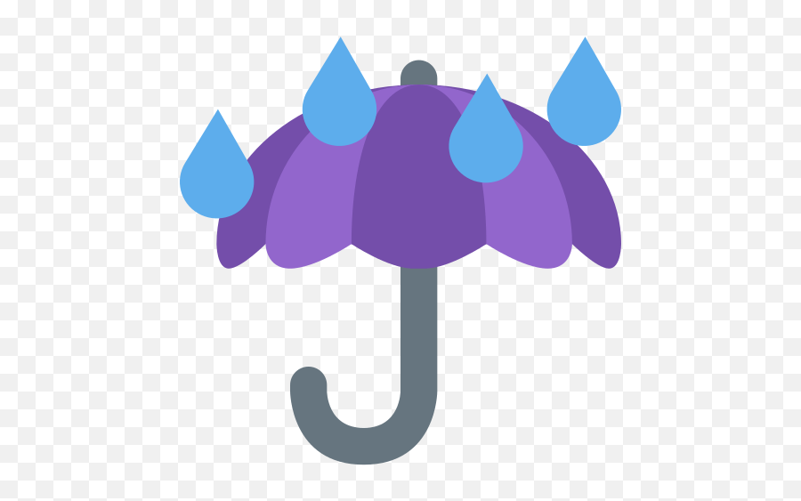 Umbrella With Rain Drops Emoji Meaning - Rainy Emoji Png,Rain Emoji Png