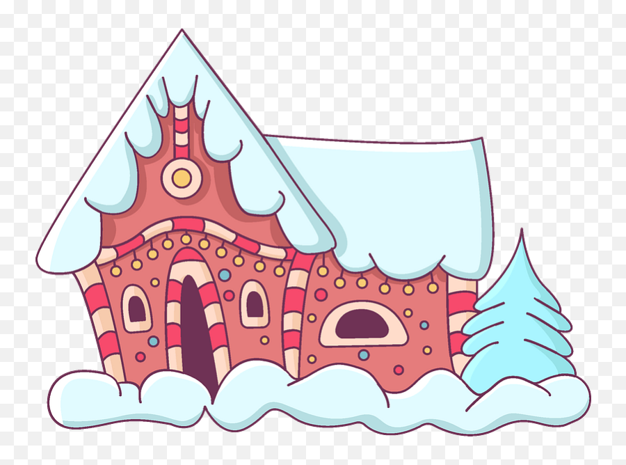 Winter House Clipart - Cartoon Png,House Clipart Png