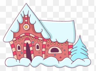 Winter House Clipart - Cartoon Png,House Clipart Png