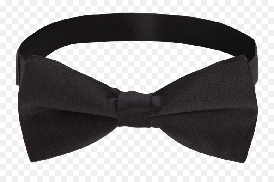 Plain Satin Bow Tie - Formal Wear Png,Black Bow Tie Png