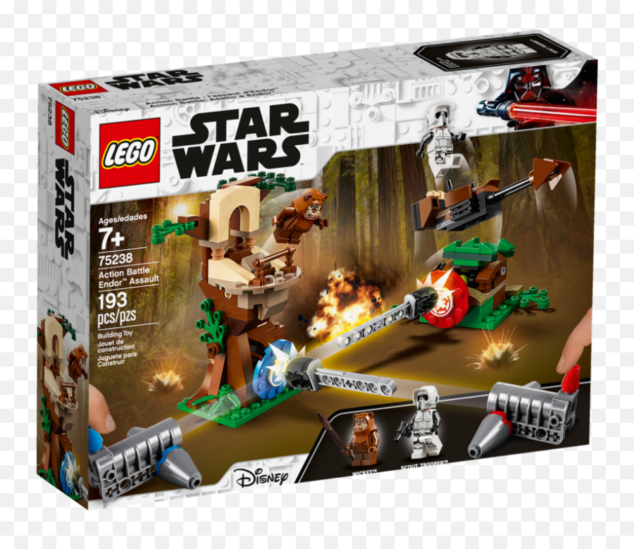 75238 Action Battle Endor Assault - Brickipedia The Lego Wiki Lego Star Wars Action Battle Endor Assault Png,Ewok Png