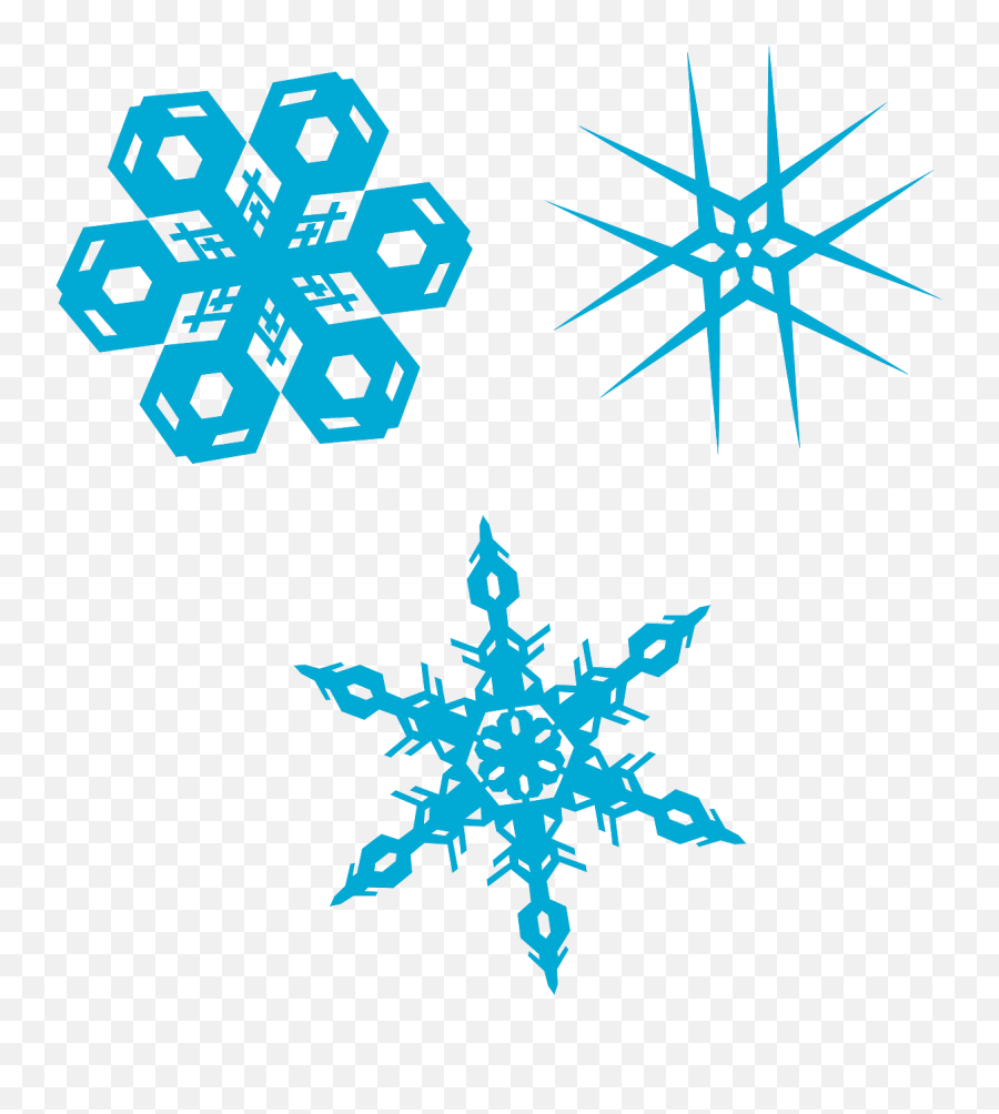 Snowflakes Crystals Winter - Vector Copos De Nieve Png,Crystals Png