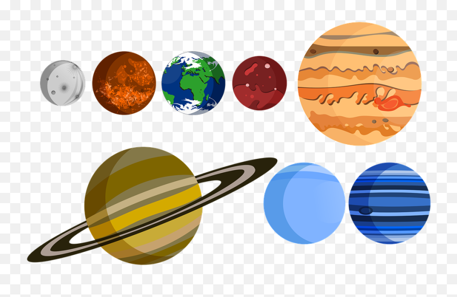 Solar System The Universe - Free Image On Pixabay Planetas Del Sistema Solar Png,Solar System Png