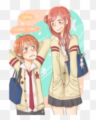 Anime Couple And Shoujo Image - Love Com Full Size Png For Teen,Anime Couple Png