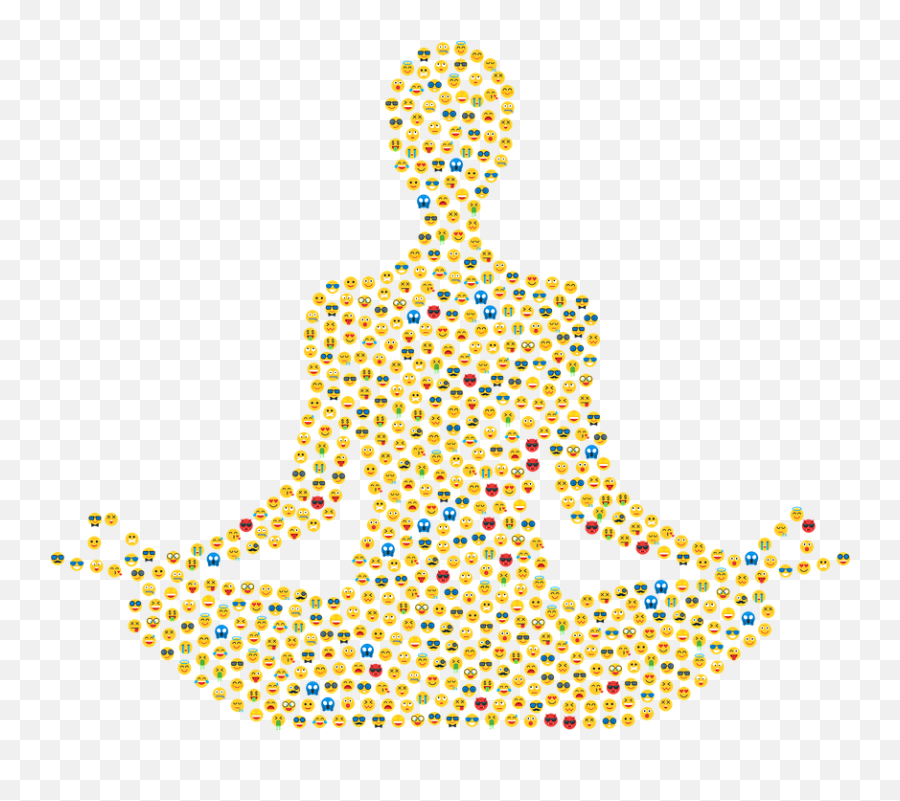 Yoga Emoji Smileys - Free Vector Graphic On Pixabay Spot Print Overalls Topshop Png,Smileys Png