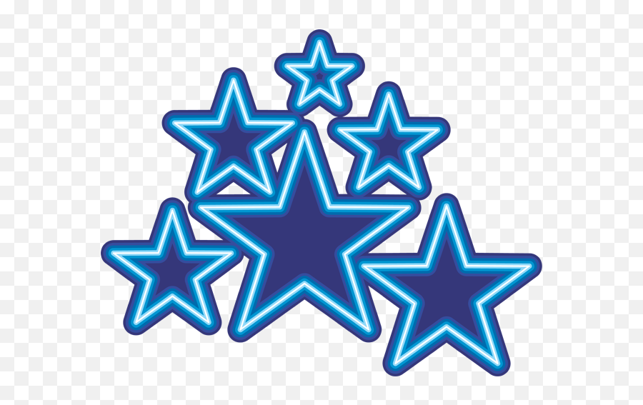 Blue Glow Glowing Star Stars - Dallas Cowboys Png,Glowing Star Png