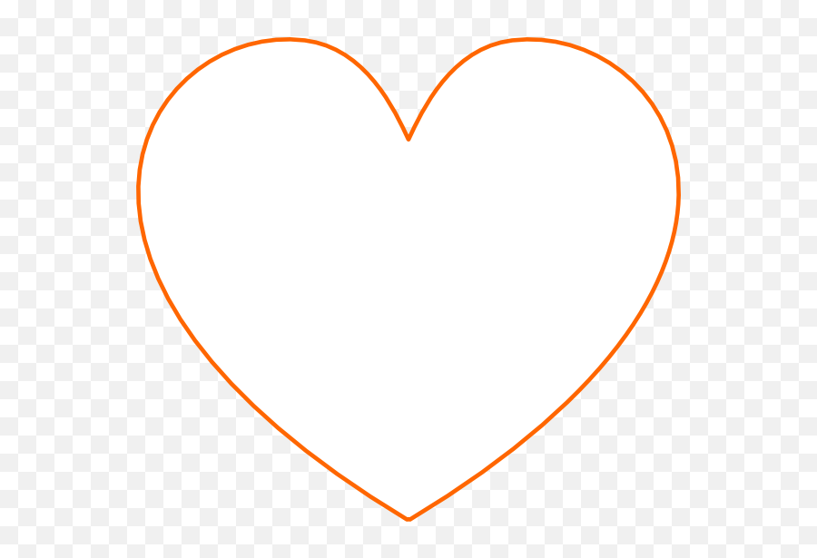 Download Hd Red Heart Outline - Heart Png Background Black,Heart Outline Transparent