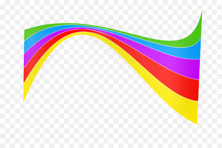 Download Rainbow Ribbon Transparent Bacground Clipart - Gay Rainbow Color Vector Transparent Png,Ribbons Png