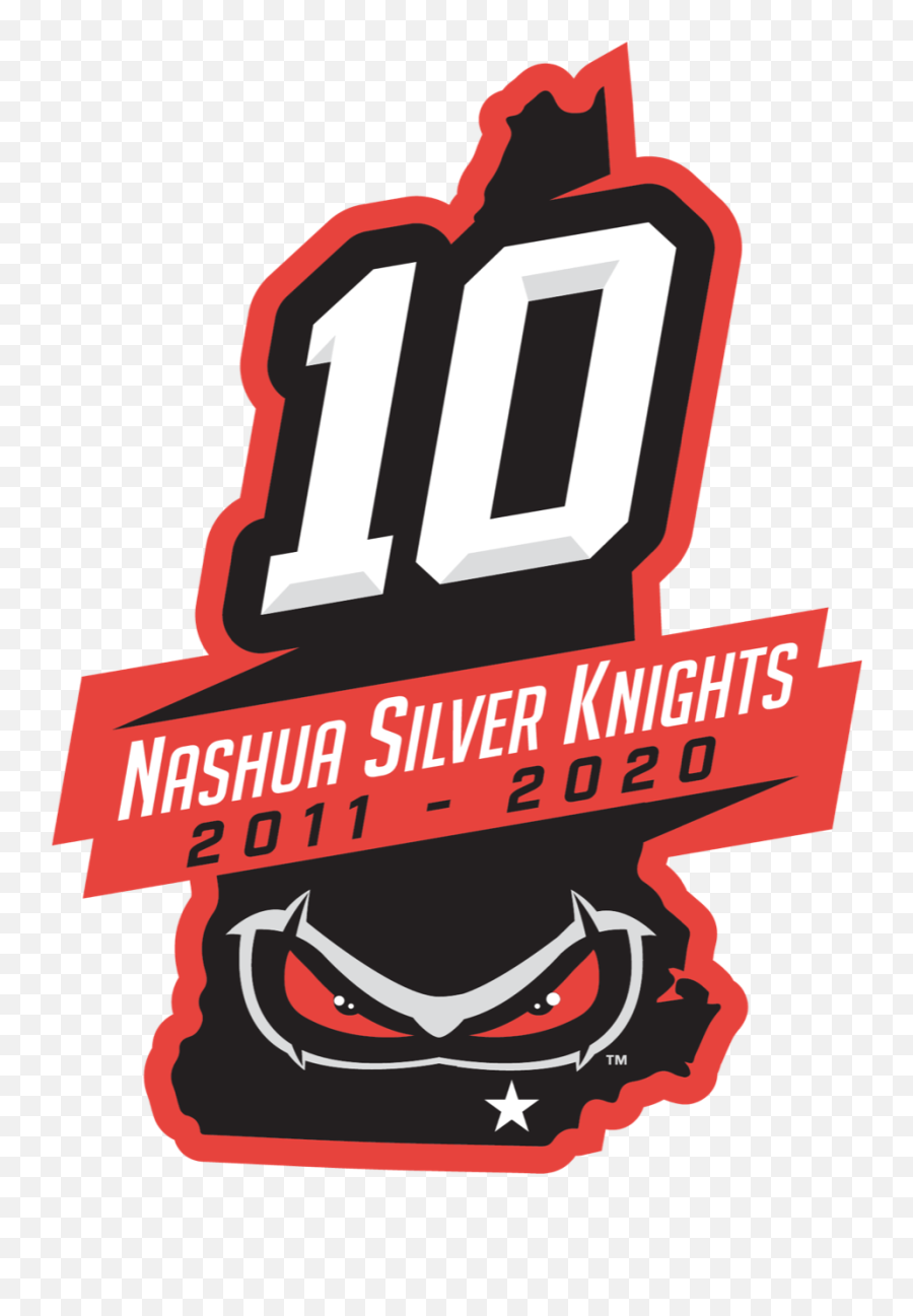 Nashua Silver Knights Announce New Logo For 10th Anniversary - Nashua Silver Knights Logos Png,Bentley University Logo