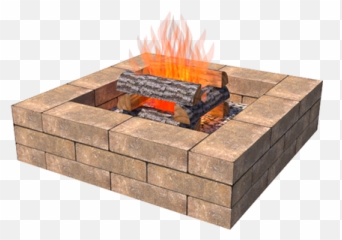 Outdoor Living Geostone Modular Retaining Walls - Flame Png,Firepit Png