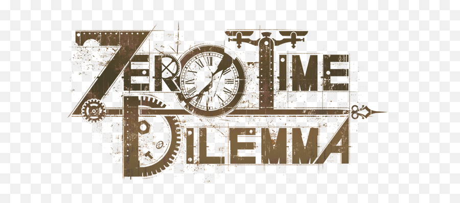 Gme - Logozerotimedilemma Spike Chunsoft Poster Png,Clock Logo