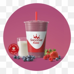 Smoothie King Des Peres - Vegan Mixed Berry Smoothie King Png,Smoothie King Logo