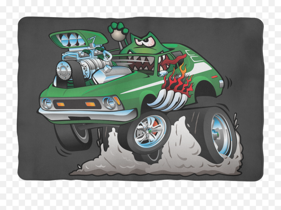 Amc Gremlin Black Background - Funny Car Cartoon Png,Amc Gremlin Logo