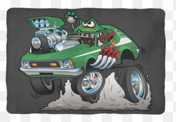 Amc Gremlin Black Background - Funny Car Cartoon png