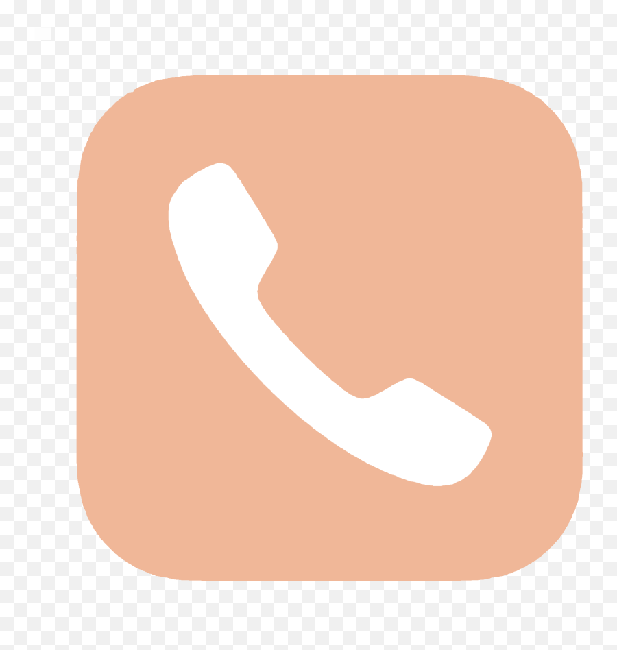 Pin - Phone Icon Aesthetic Peach Png,Phone Logo Aesthetic