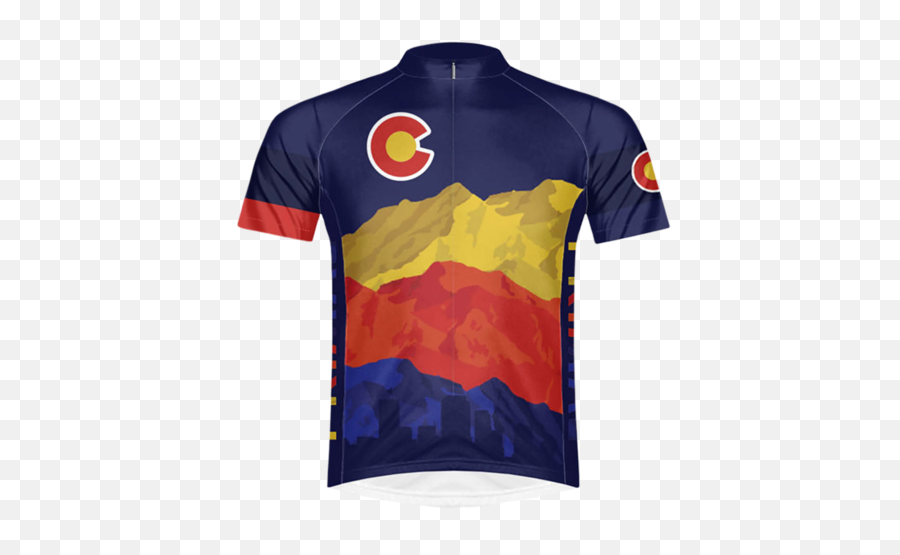 Colorado Flag Mens Sport Cut Cycling - Short Sleeve Png,Colorado Flag Png