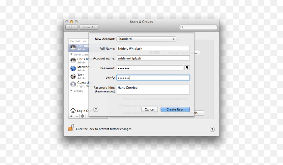 Configuring Mountain Lions Users Groups - Vertical Png,Change Icon Mac Mountain Lion