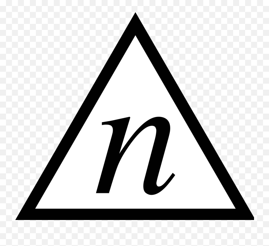 Filetriangle - Nsvg Wikipedia N Triangle Png,Warning Triangle Icon