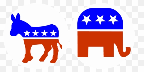 Political Parties - Brainpop Democrat Vs Republican Clipart Png,Libertarian Icon