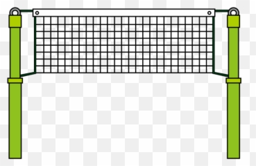 Download Transparent Volleyball Net Drawing - Beach Volleyball Net Clipart Png,Volleyball Transparent Background