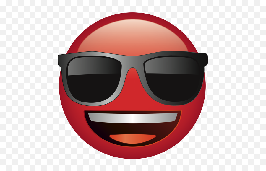 Grinning Face With Sunglasses - Green Emojis With Glasses Png,Sunglasses Emoji Transparent