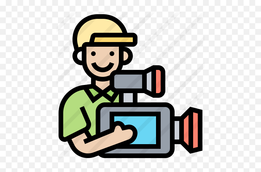 Cameraman - Cameraman Icon Colour Png,Cameraman Icon