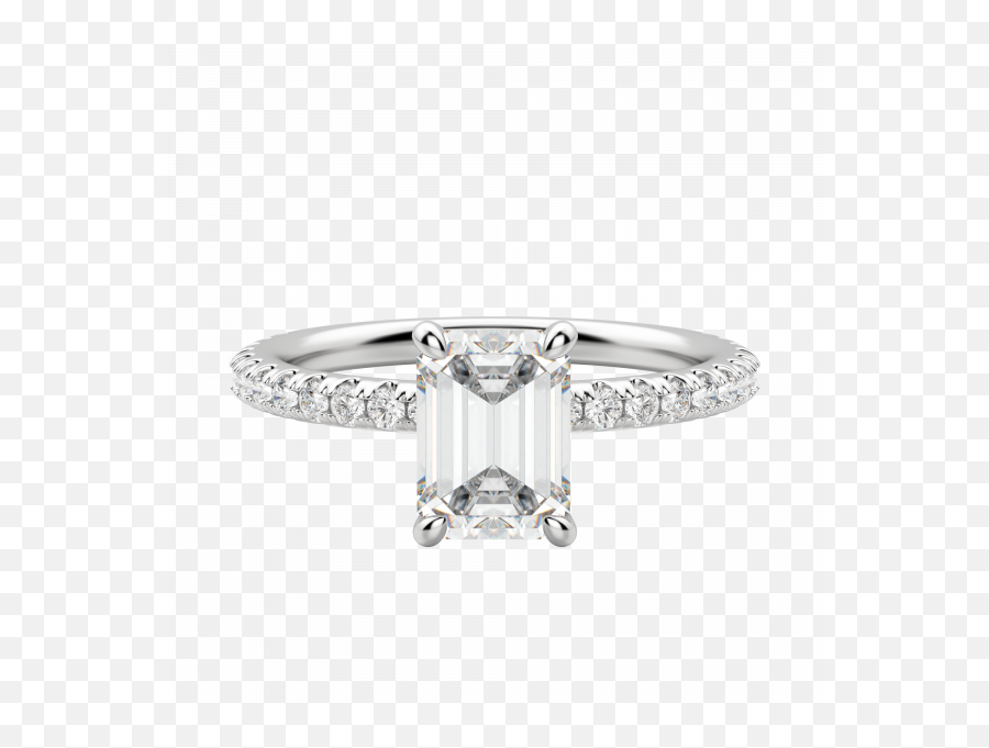 Lyre Emerald Cut Engagement Ring - Solid Png,Lyre Icon