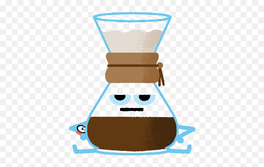 Chemex Looks Bored And Checks Watch Gif - Caffeinerush Dripcoffee Coffeepot Discover U0026 Share Gifs Transparent Making Coffee Gif Png,Chemex Icon